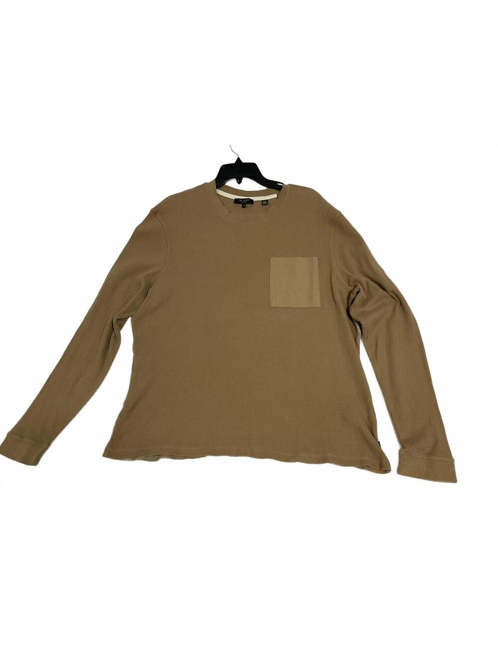 Ted Baker Men's Long Sleeve Waffle Knit Shirt Size 6 b32
